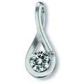 Zirkonia Anhänger aus 925er Silber von ONE ELEMENT – Bild 1