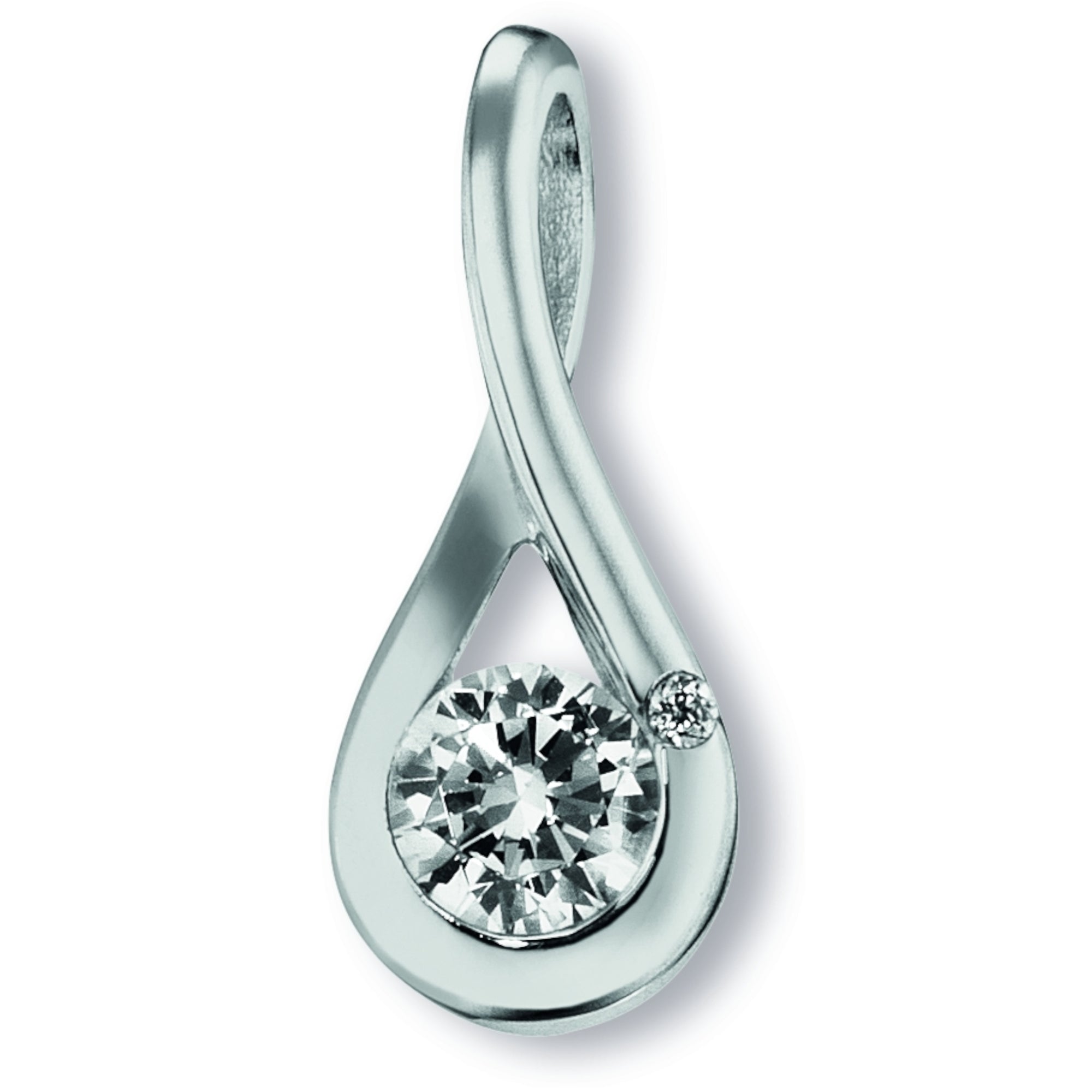 Zirkonia Anhänger aus 925er Silber von ONE ELEMENT – Bild 1