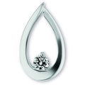 Zirkonia Anhänger aus 925er Silber von ONE ELEMENT – Bild 1