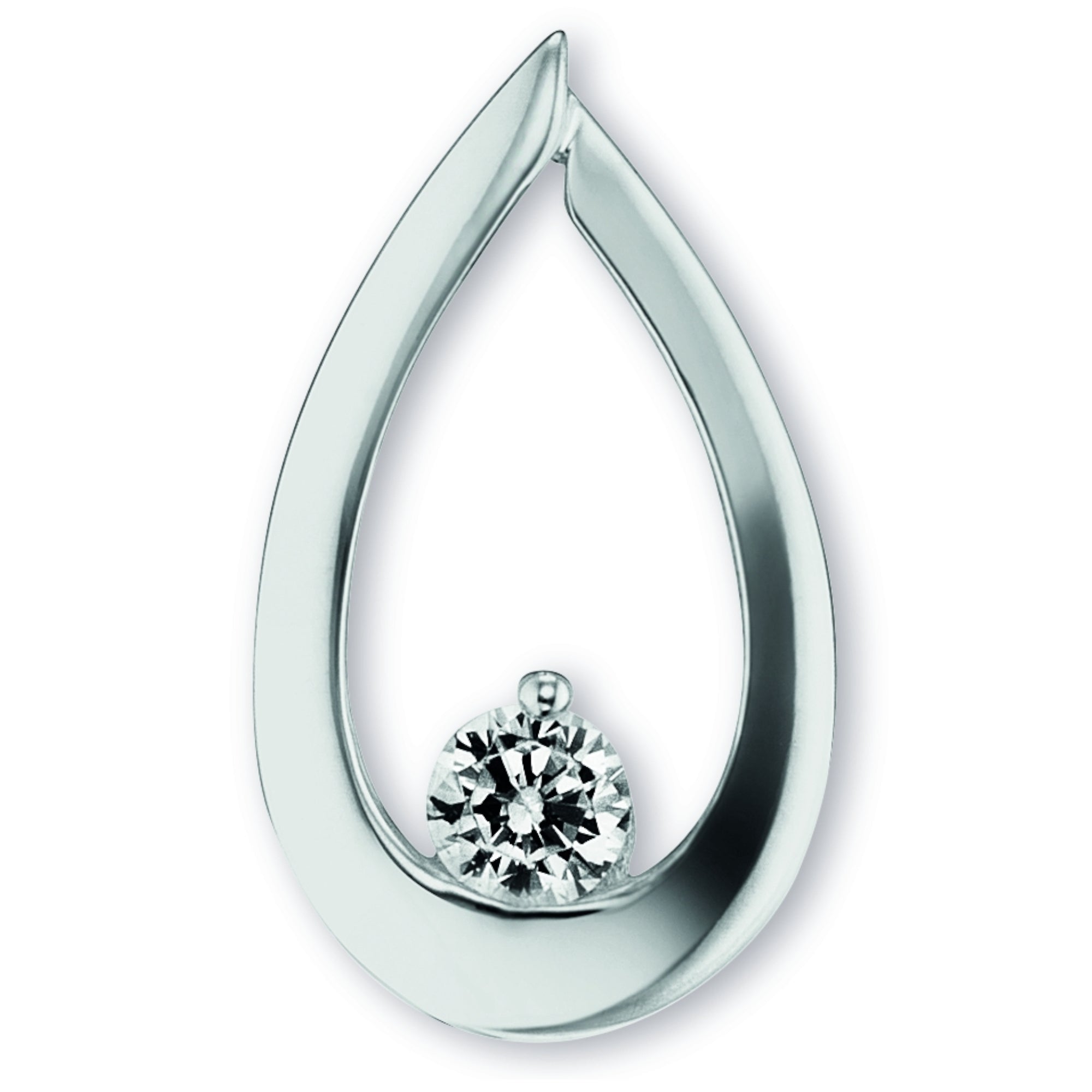 Zirkonia Anhänger aus 925er Silber von ONE ELEMENT – Bild 1
