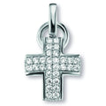 Zirkonia Kreuz Anhänger aus 925er Silber von ONE ELEMENT – Bild 1