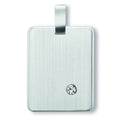 Gravurplatte Anhänger aus 925er Silber von ONE ELEMENT – Bild 1
