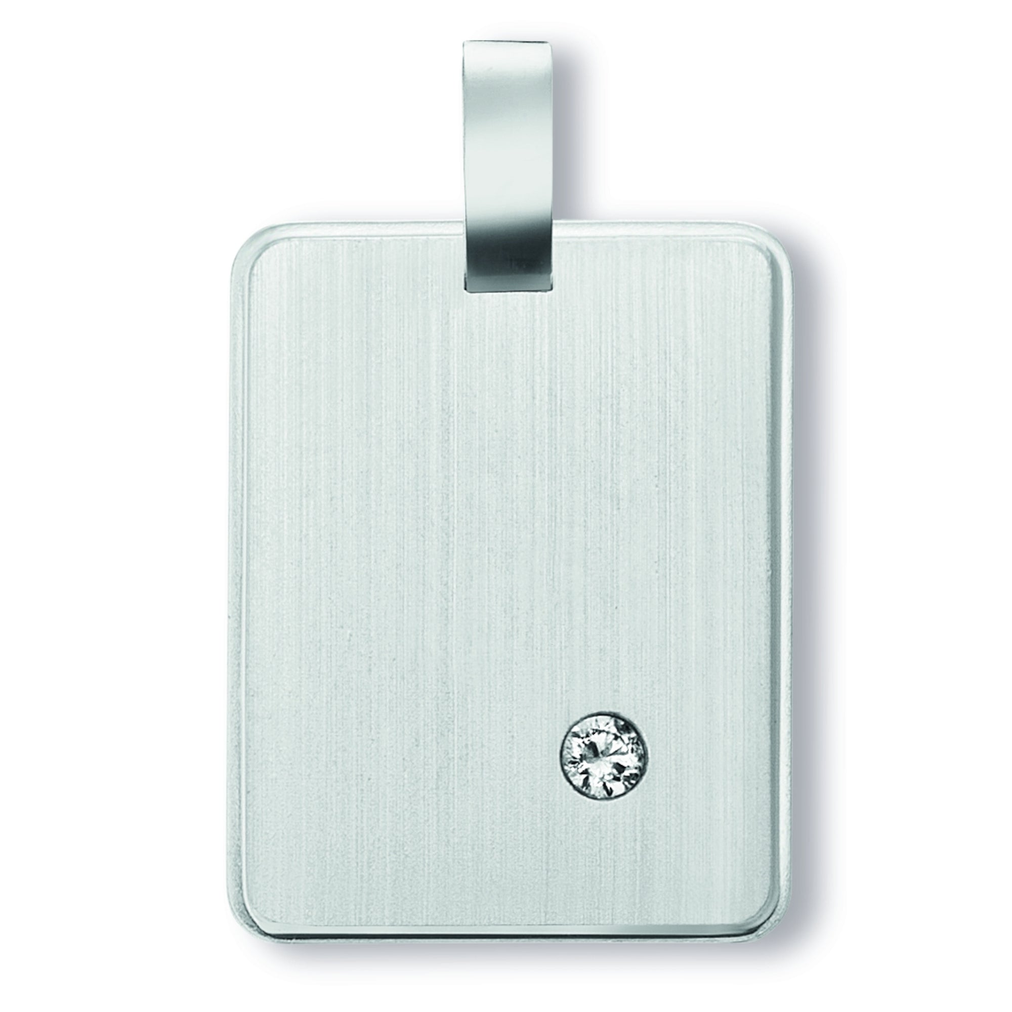 Gravurplatte Anhänger aus 925er Silber von ONE ELEMENT – Bild 1