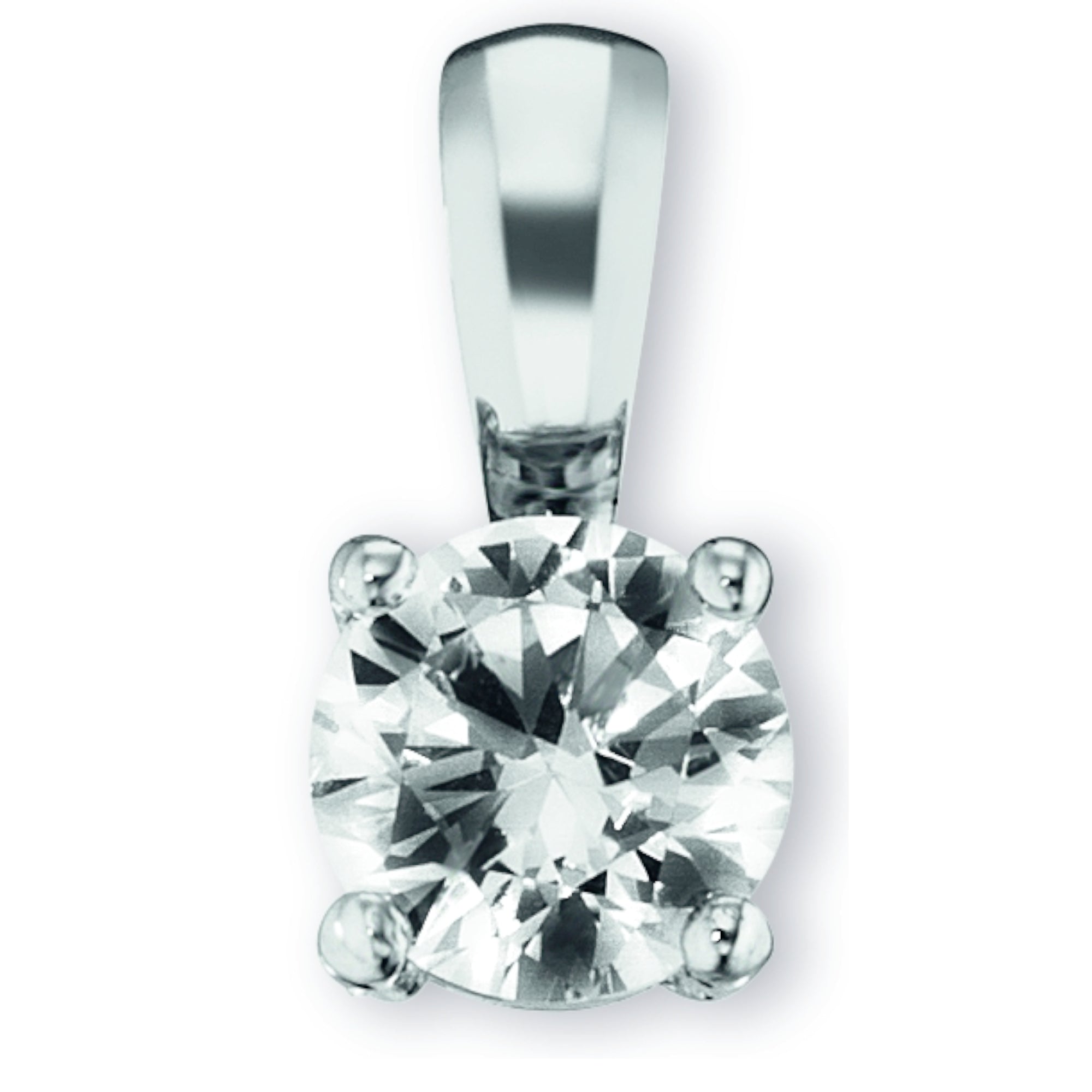 Zirkonia Anhänger aus 925er Silber von ONE ELEMENT – Bild 1
