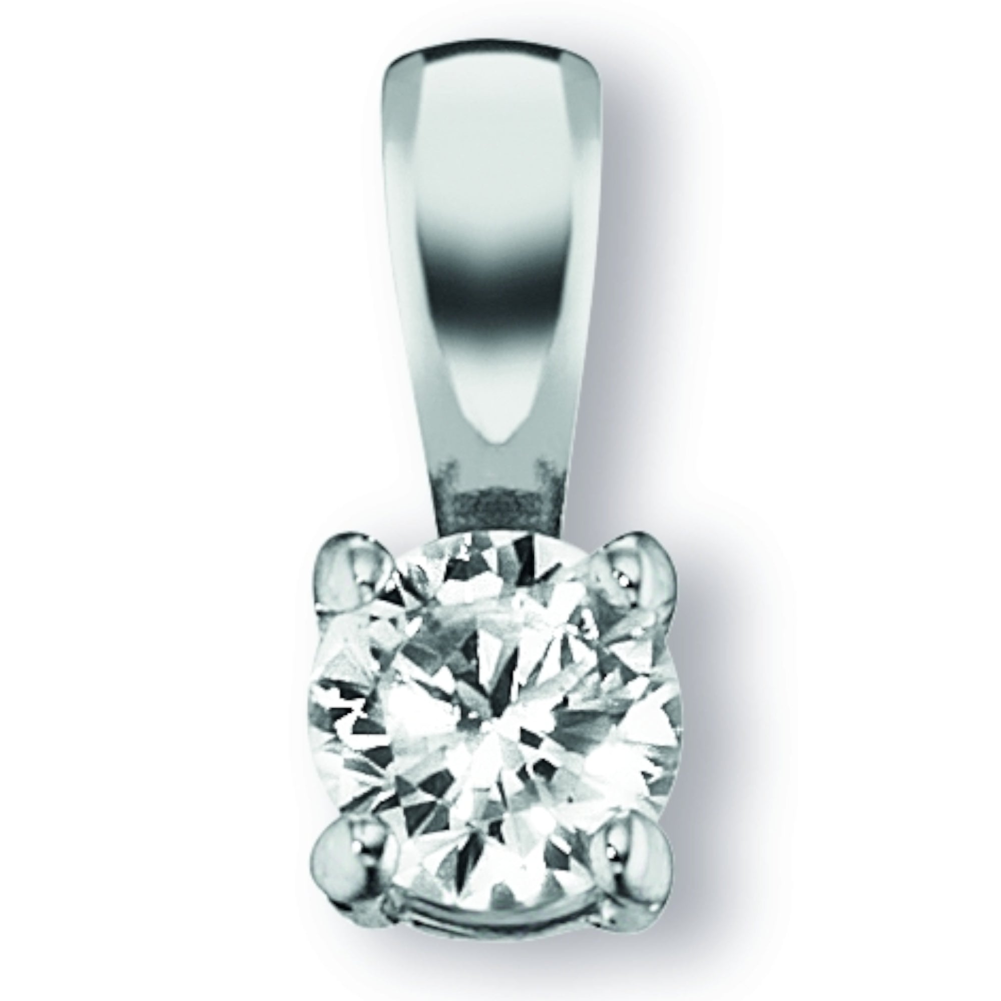 Zirkonia Anhänger aus 925er Silber von ONE ELEMENT – Bild 1