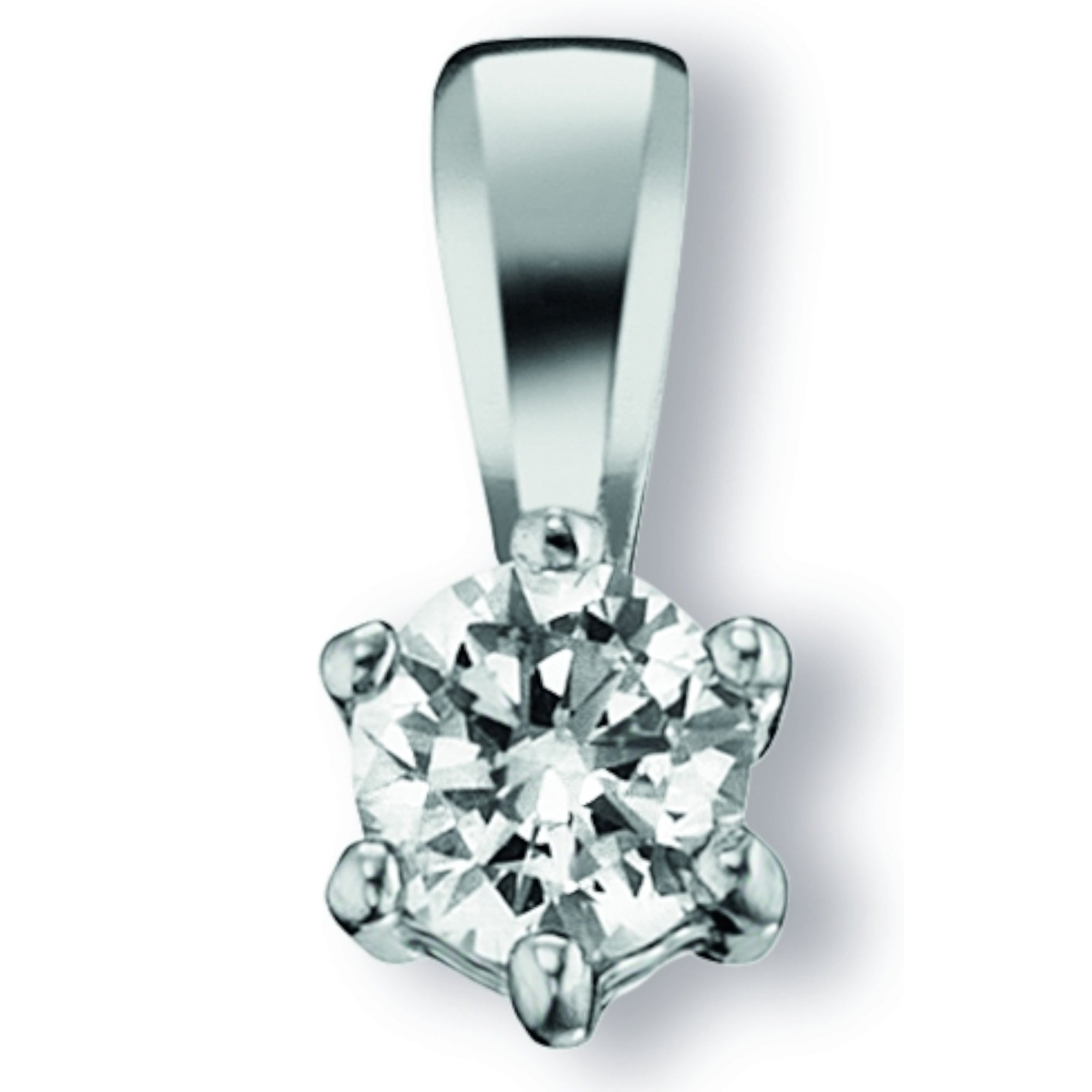 Zirkonia Anhänger aus 925er Silber von ONE ELEMENT – Bild 1