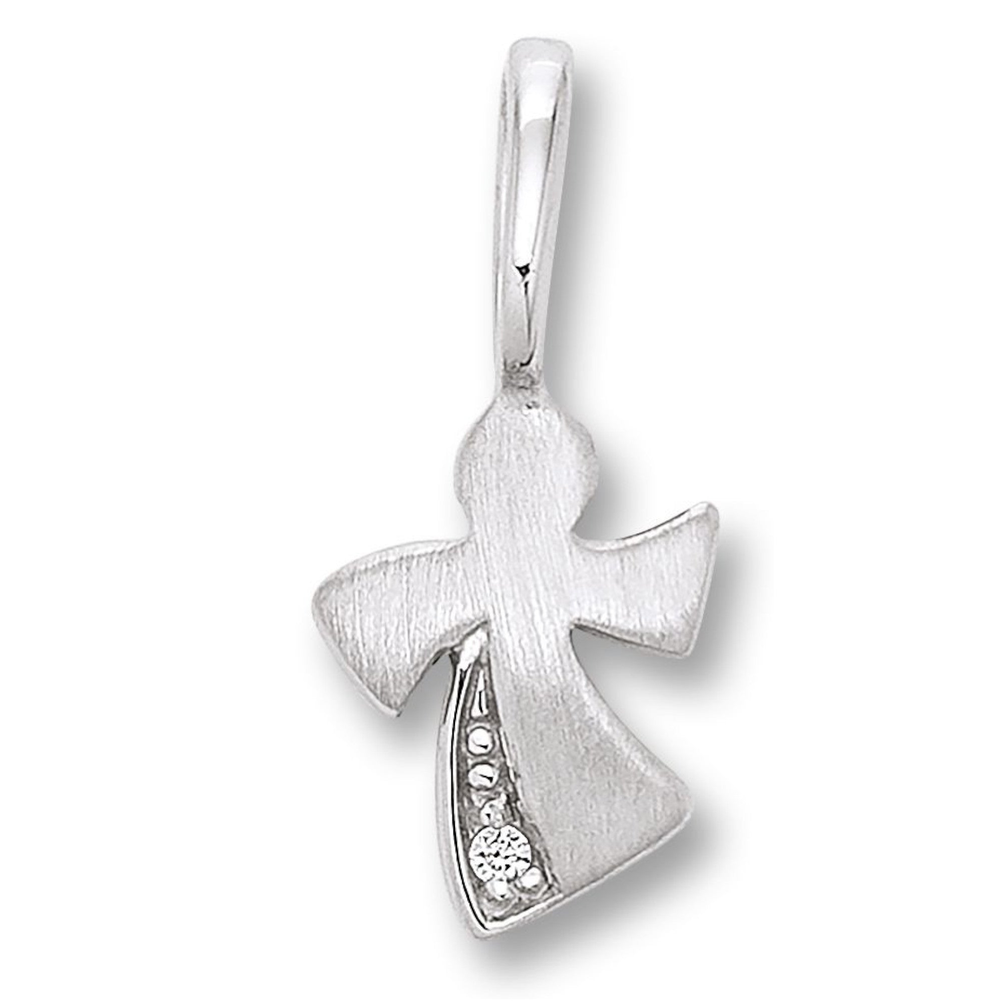 Zirkonia Engel Anhänger aus 925er Silber von ONE ELEMENT – Bild 1