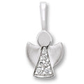Zirkonia Engel Anhänger aus 925er Silber von ONE ELEMENT – Bild 1