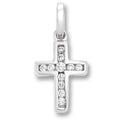 Zirkonia Kreuz Anhänger aus 925er Silber von ONE ELEMENT – Bild 1