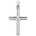 Zirkonia Kreuz Anhänger aus 925er Silber von ONE ELEMENT – Bild 1