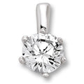 Zirkonia Anhänger aus 925er Silber von ONE ELEMENT – Bild 1