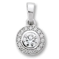 Zirkonia Anhänger aus 925er Silber von ONE ELEMENT – Bild 1