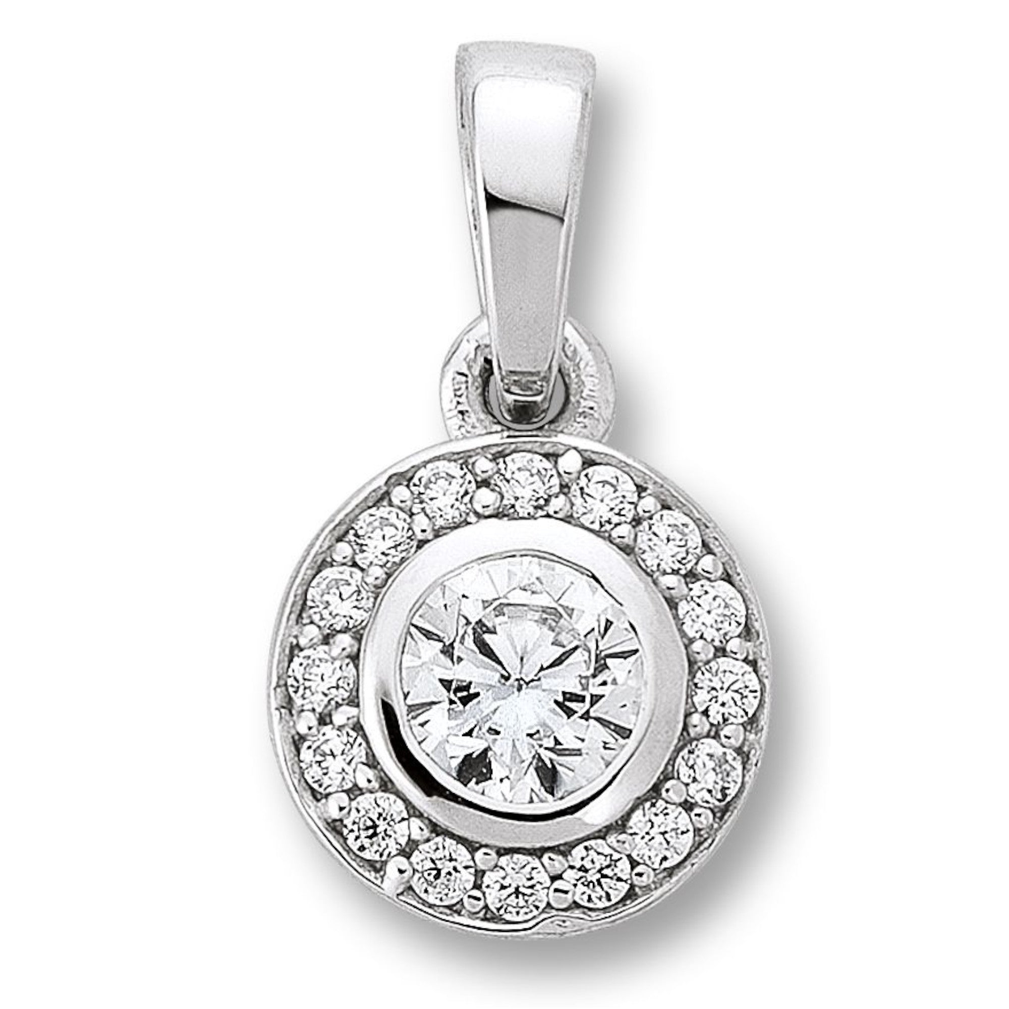 Zirkonia Anhänger aus 925er Silber von ONE ELEMENT – Bild 1