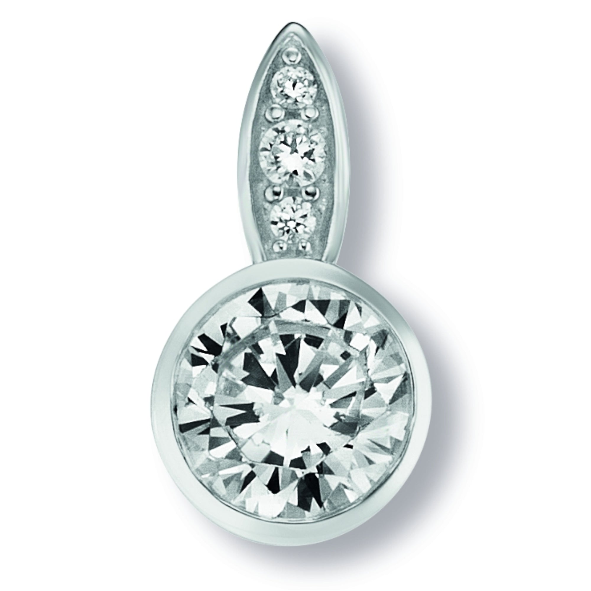 Zirkonia Anhänger aus 925er Silber von ONE ELEMENT – Bild 1