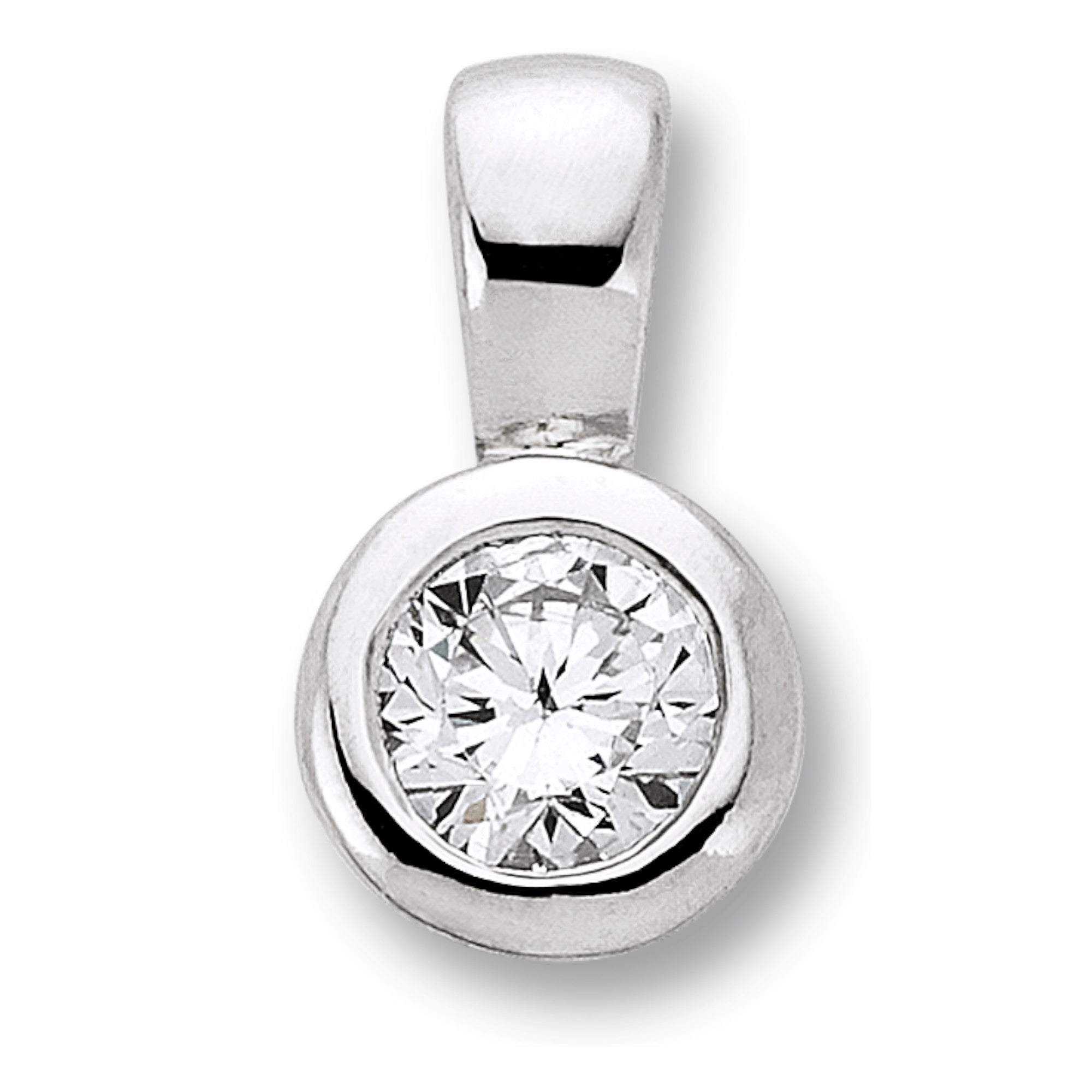 Zirkonia Anhänger aus 925er Silber von ONE ELEMENT – Bild 1