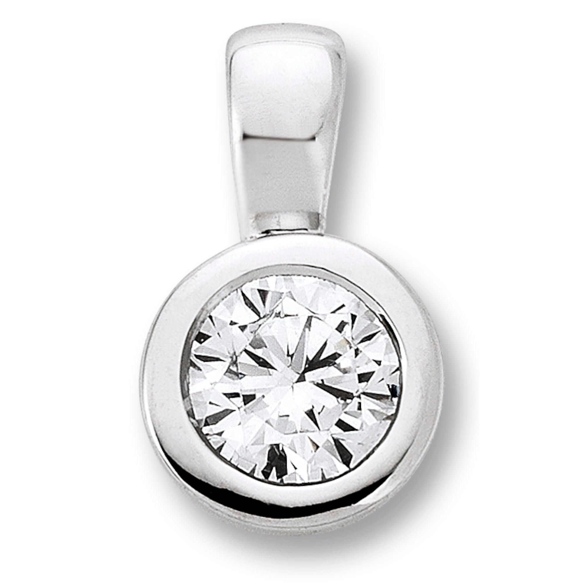Zirkonia Anhänger aus 925er Silber von ONE ELEMENT – Bild 1
