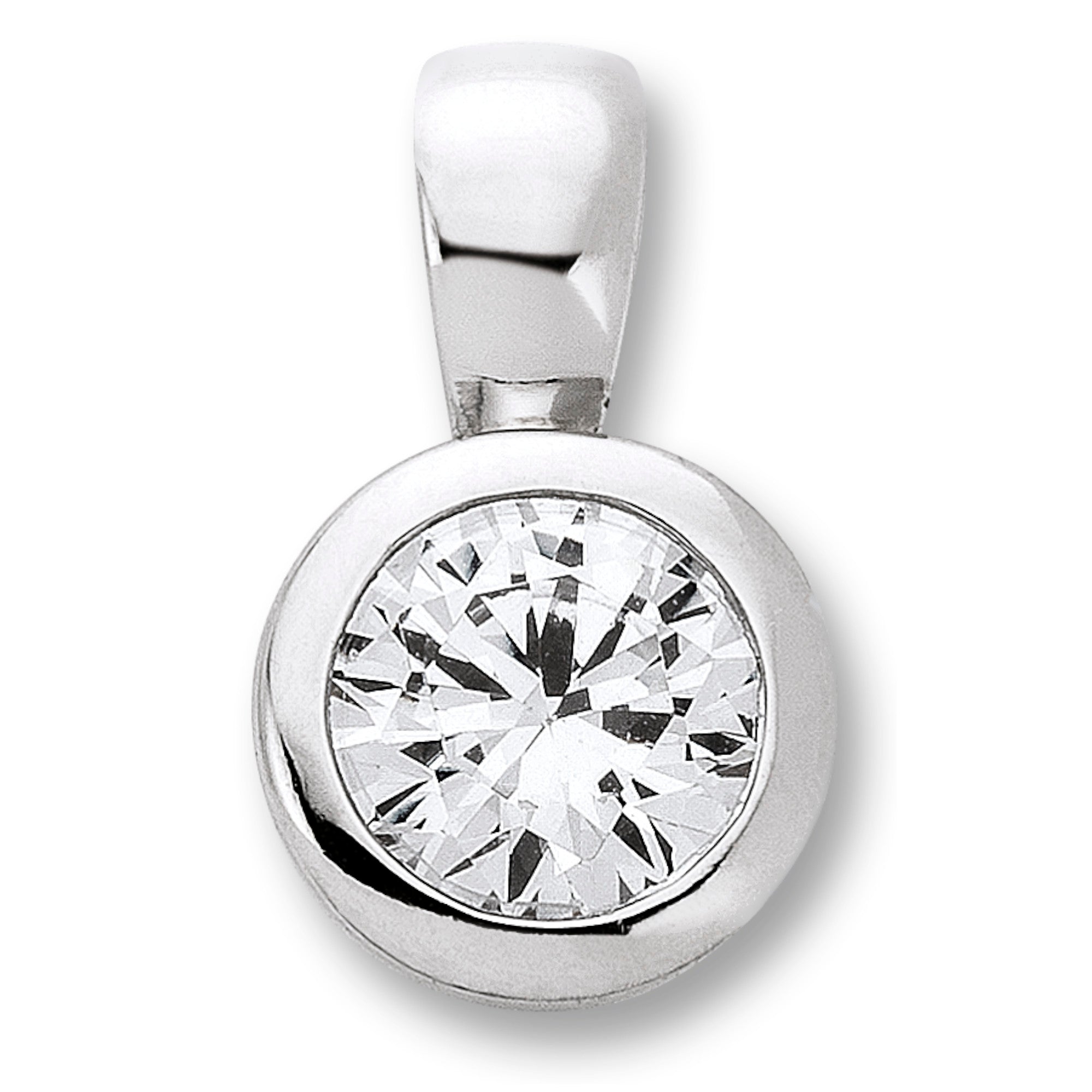 Zirkonia Anhänger aus 925er Silber von ONE ELEMENT – Bild 1