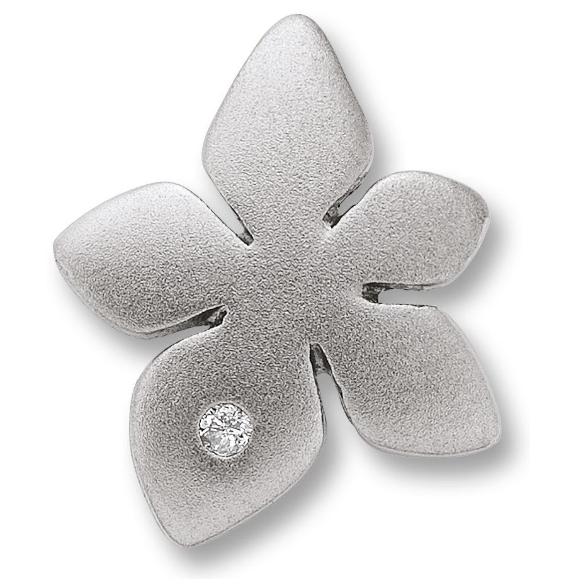 Zirkonia Blume Anhänger aus 925er Silber von ONE ELEMENT – Bild 1