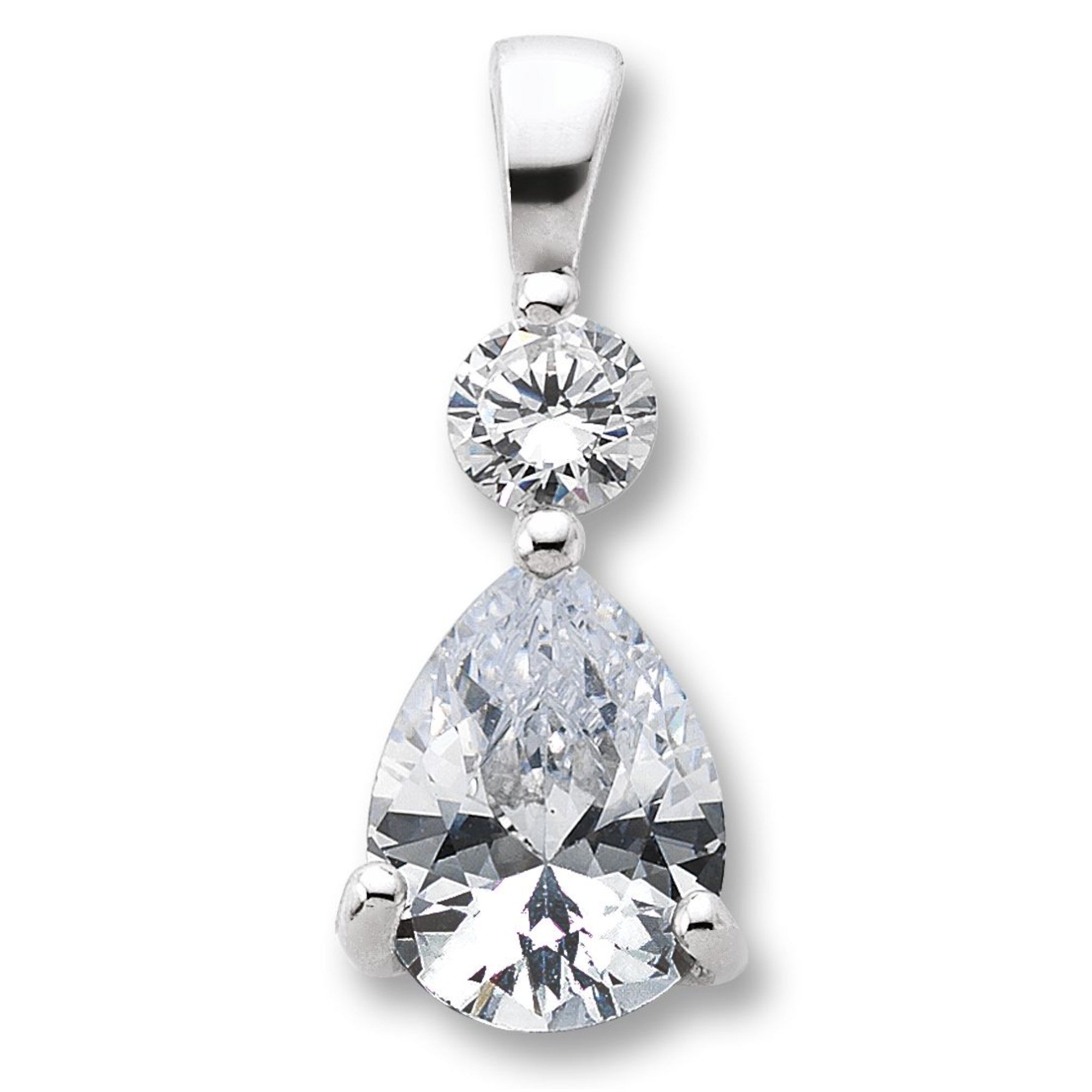 Zirkonia Anhänger aus 925er Silber von ONE ELEMENT – Bild 1
