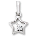 Zirkonia Stern Anhänger aus 925er Silber von ONE ELEMENT – Bild 1