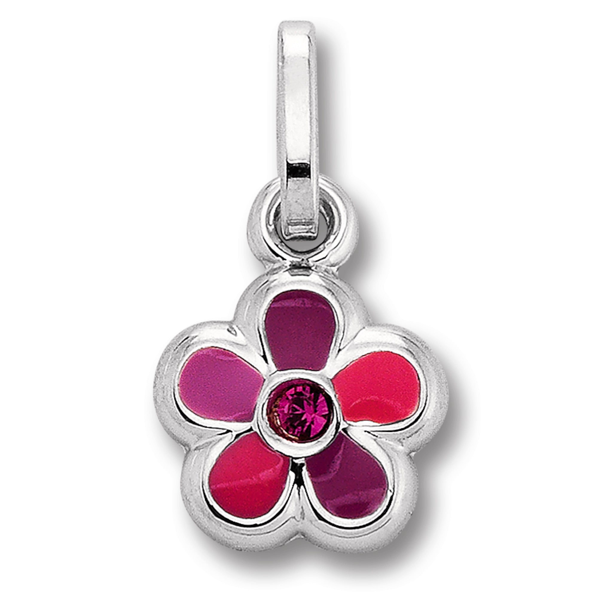 Zirkonia Blume Anhänger aus 925er Silber von ONE ELEMENT – Bild 1