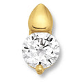 Zirkonia Anhänger aus 333er Gelbgold von ONE ELEMENT – Bild 1