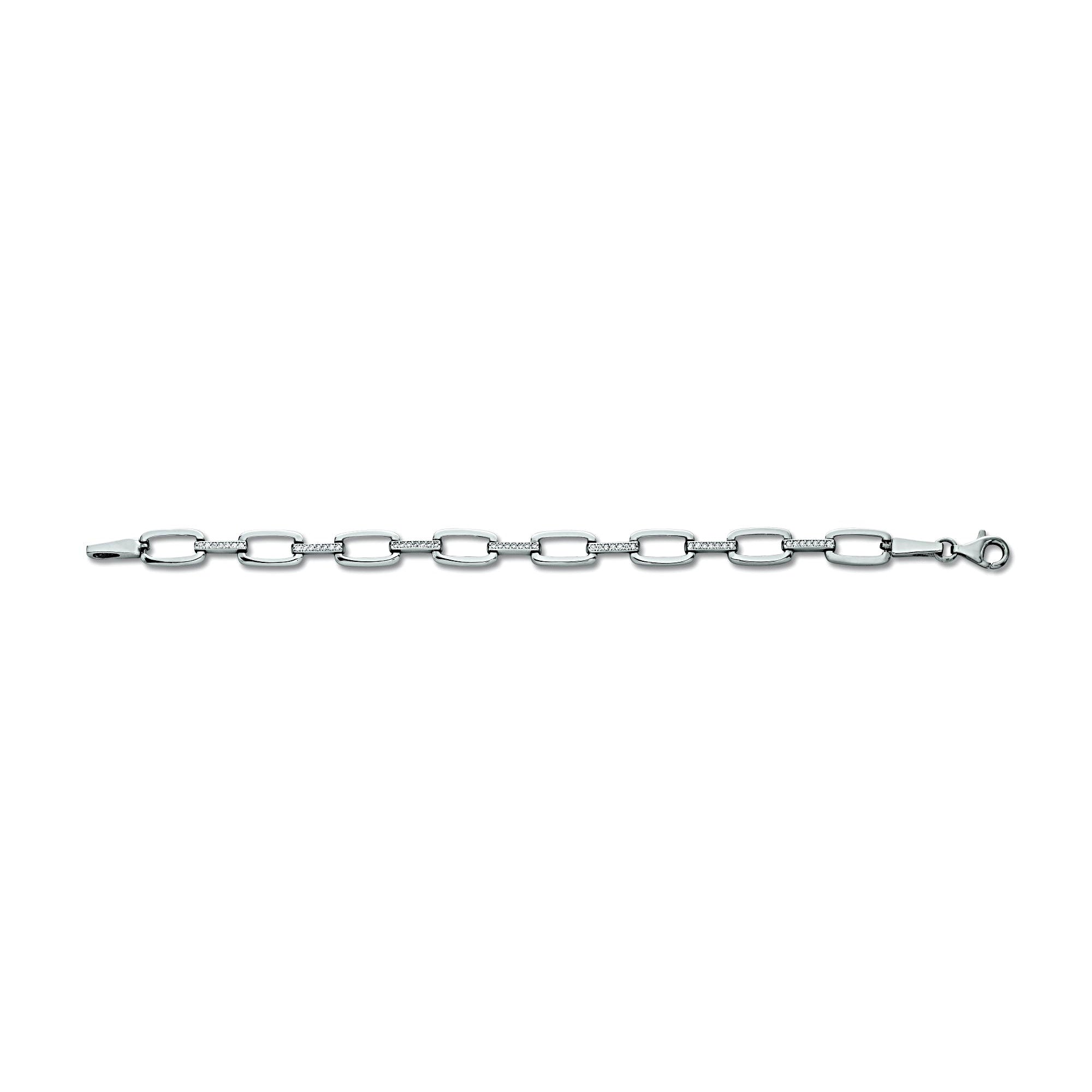 Zirkonia Armband aus 925er Silber 17 cm von ONE ELEMENT – Bild 1