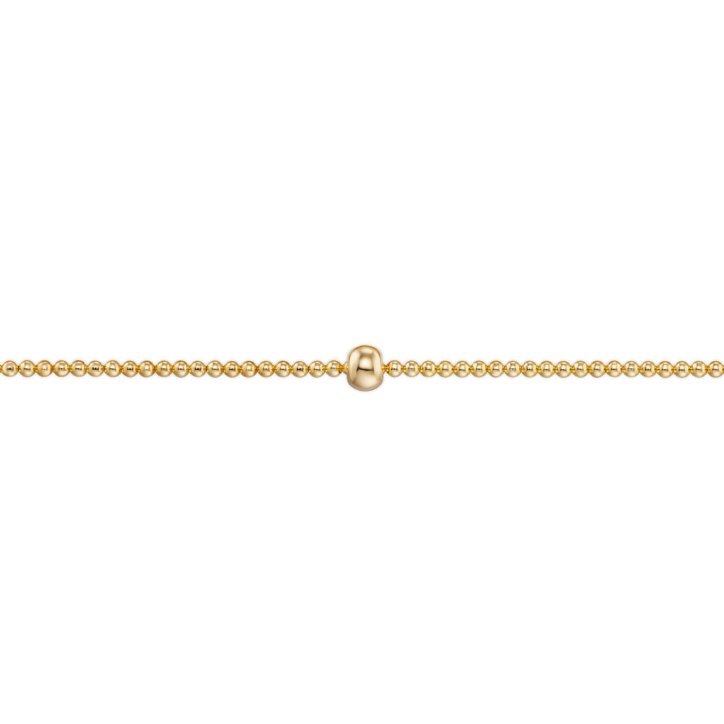 Armband Kugelkette aus 925er Silber Ø 54,0 mm mit Gummiband von ONE ELEMENT – Bild 2