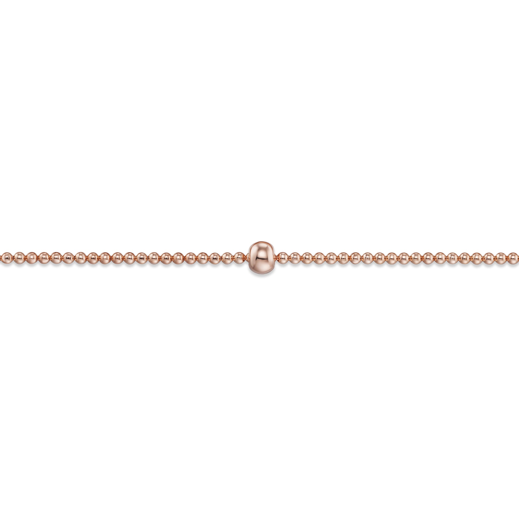 Armband Kugelkette aus 925er Silber Ø 54,0 mm mit Gummiband von ONE ELEMENT – Bild 2