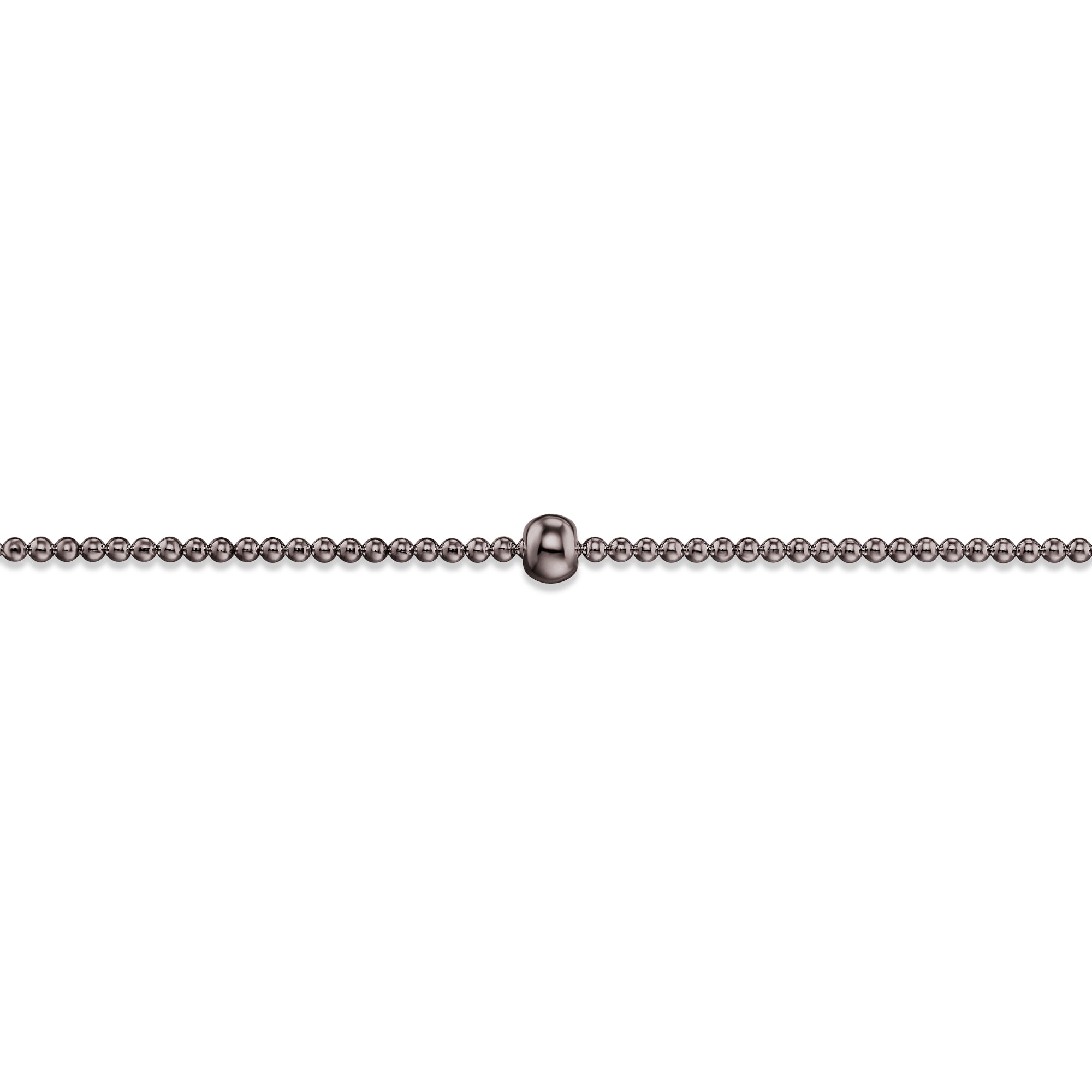 Armband Kugelkette aus 925er Silber Ø 58,0 mm mit Gummiband von ONE ELEMENT – Bild 2
