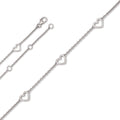 Herz Armband aus 925er Silber 19 cm von ONE ELEMENT – Bild 1