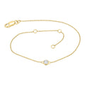 0,13 ct Diamant Brillant Armband Rundankerkette aus 585er Gelbgold 19 cm von ONE ELEMENT – Bild 1