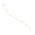 Armband aus 585er Gelbgold mit Brillantbesatz, 0,18 ct mit Rundankerkette, 19 cm von ONE ELEMENT