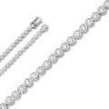 Zirkonia Armband aus 925er Silber 17 cm Ø 4,3 mm von ONE ELEMENT – Bild 1