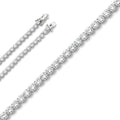 Zirkonia Armband aus 925er Silber 17 cm Ø 3 mm von ONE ELEMENT – Bild 1