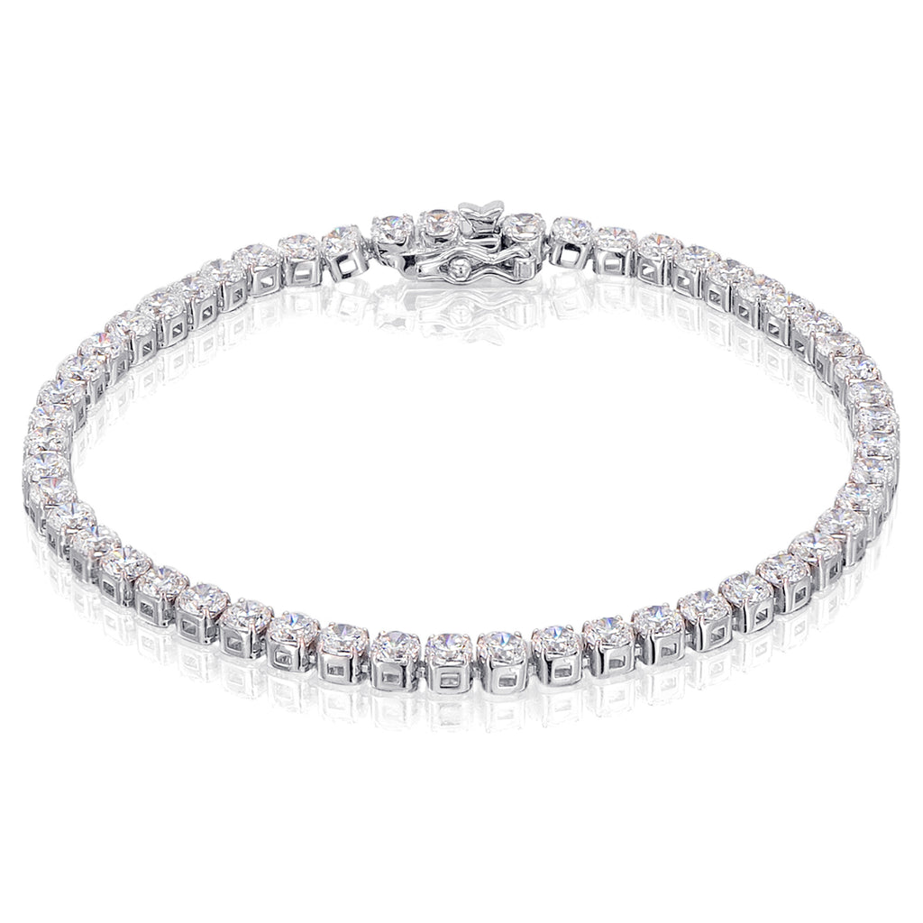 Zirkonia Armband aus 925er Silber 19 cm von ONE ELEMENT – Bild 2