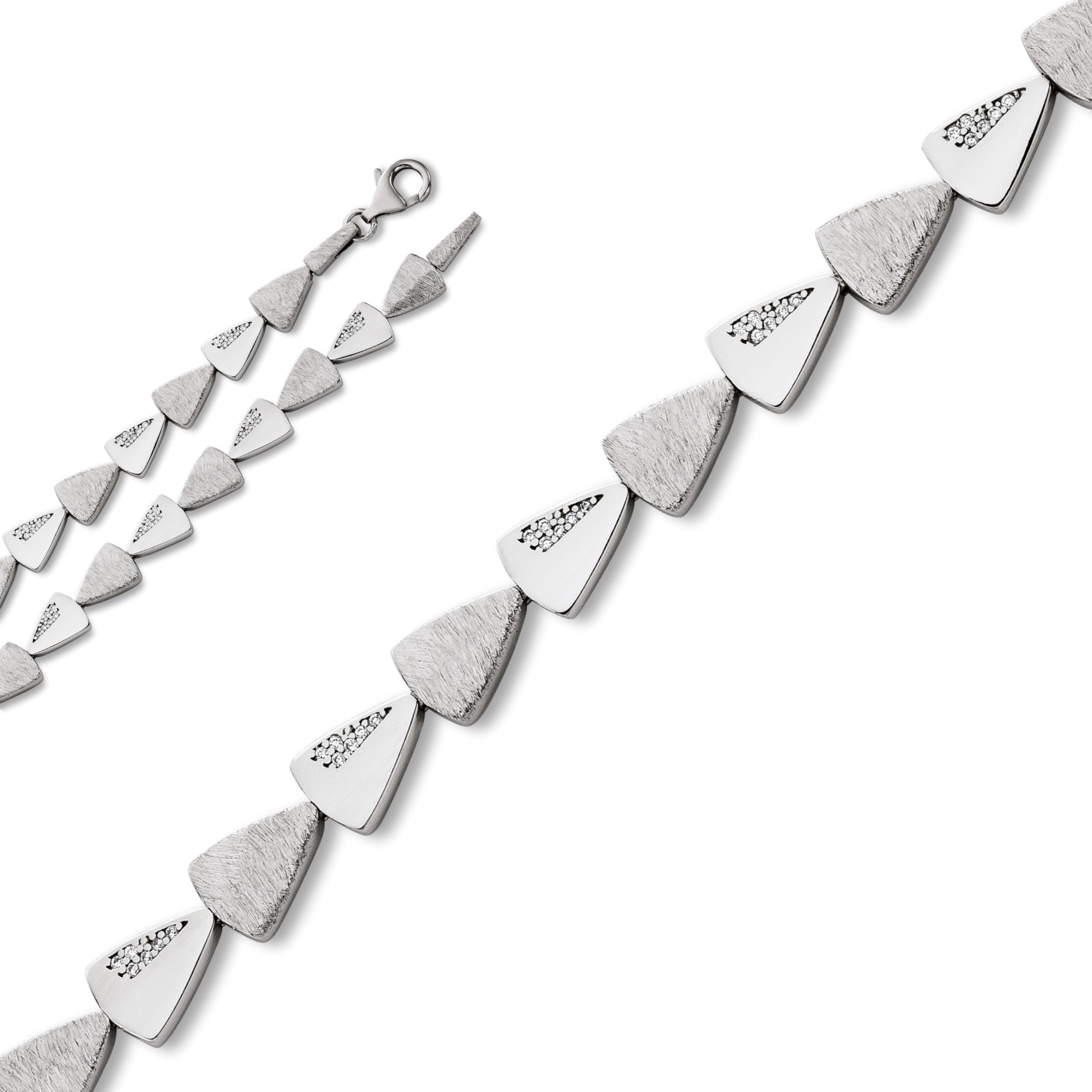 Zirkonia Armband aus 925er Silber 17 cm von ONE ELEMENT – Bild 1