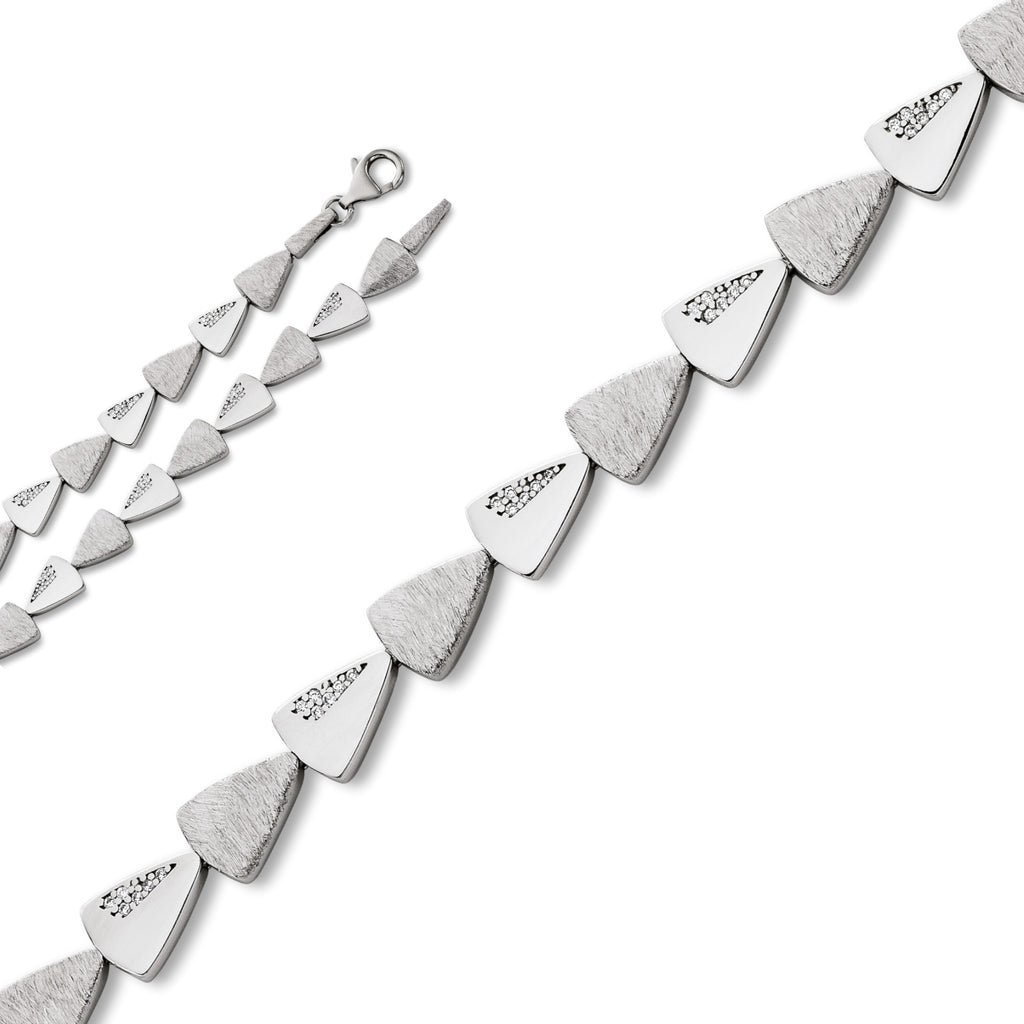 Zirkonia Armband aus 925er Silber 19 cm von ONE ELEMENT – Bild 1