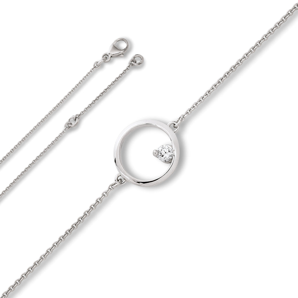 Zirkonia Armband aus 925er Silber 19 cm von ONE ELEMENT – Bild 1