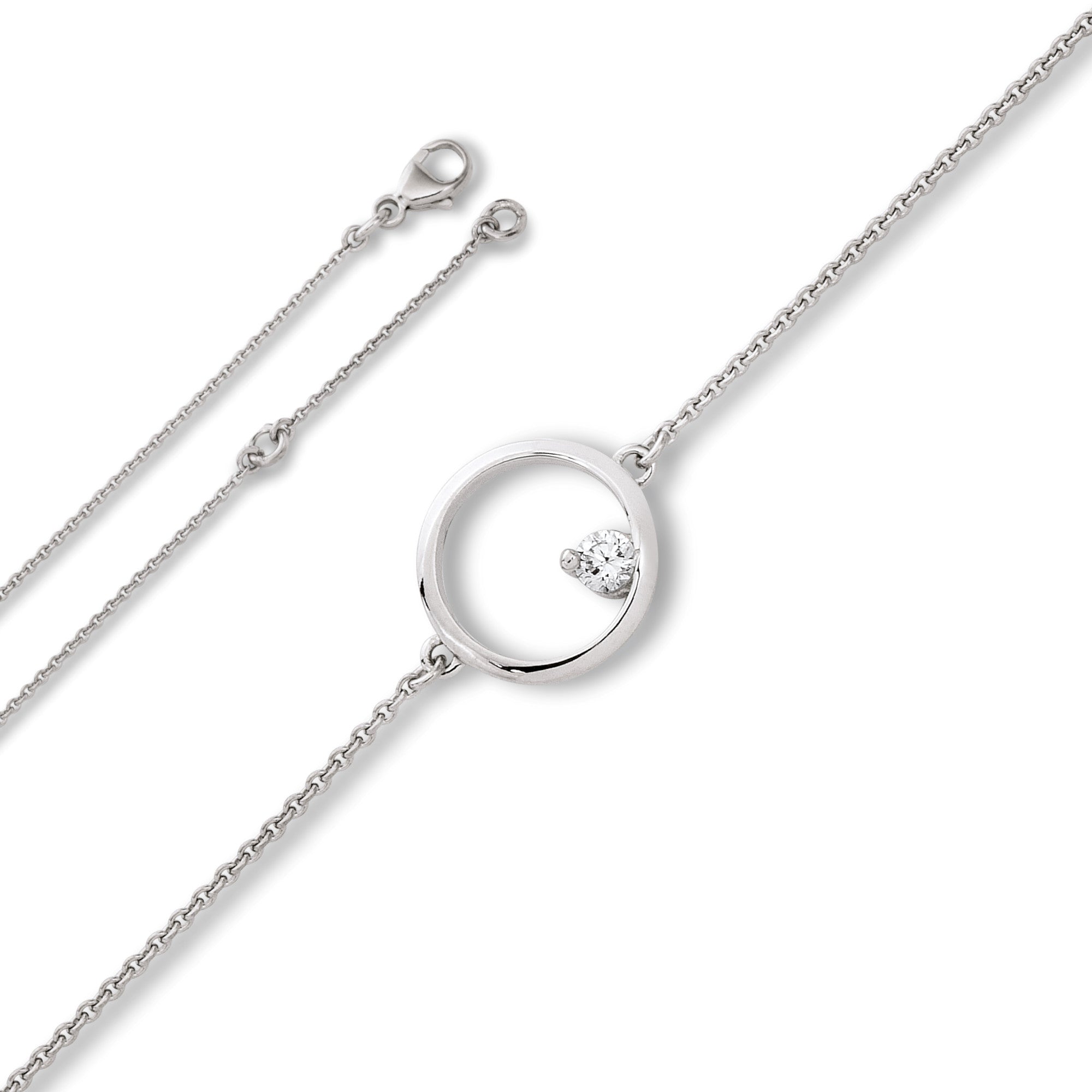 Zirkonia Armband aus 925er Silber 19 cm von ONE ELEMENT – Bild 1