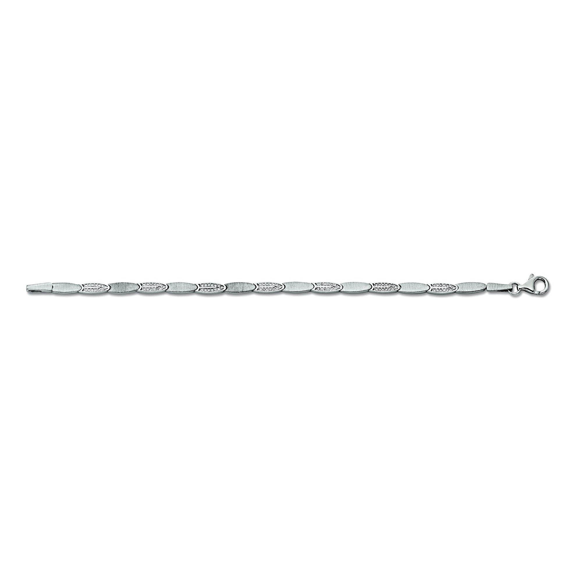 Zirkonia Armband aus 925er Silber 17 cm von ONE ELEMENT – Bild 2