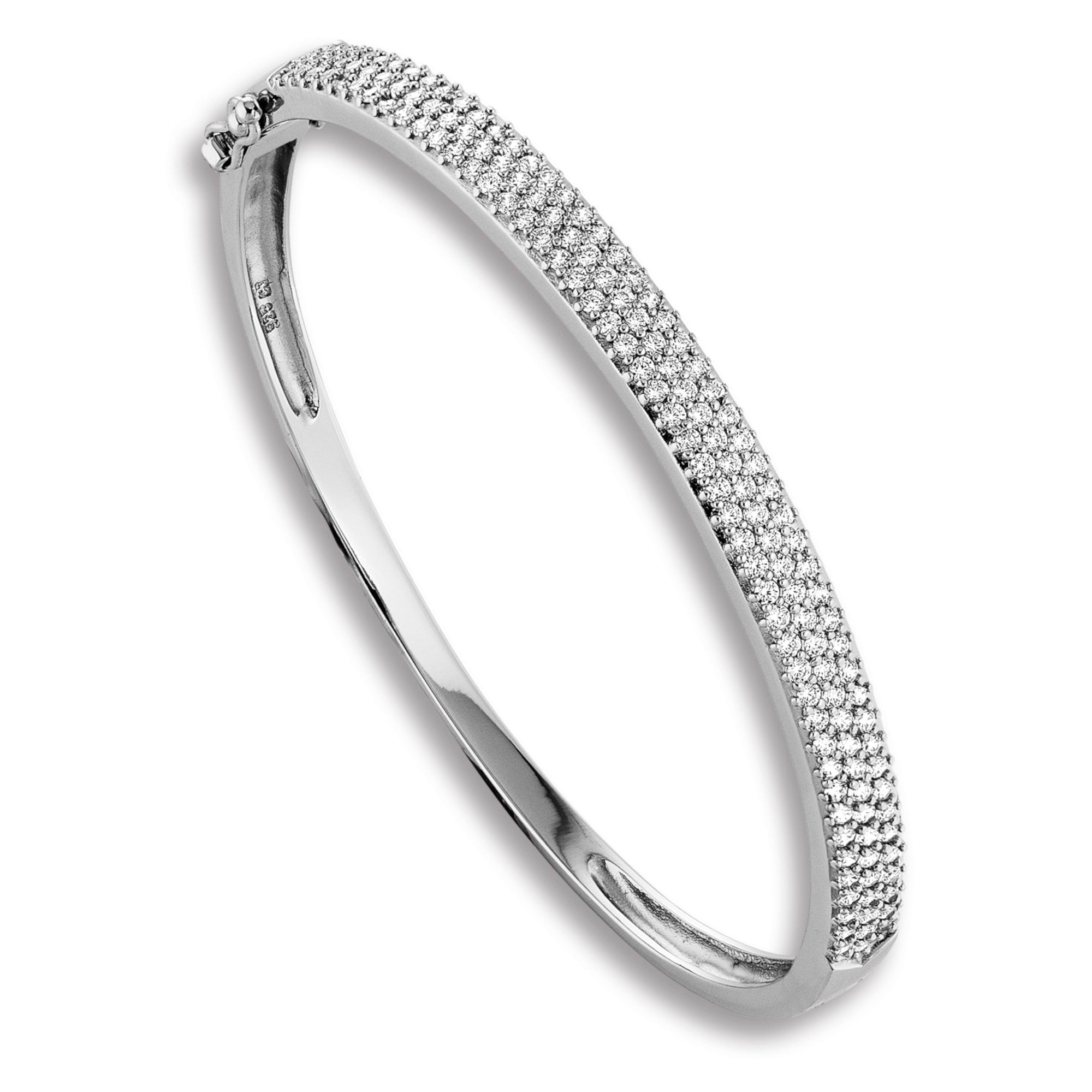 Zirkonia Armreif aus 925er Silber von ONE ELEMENT – Bild 1