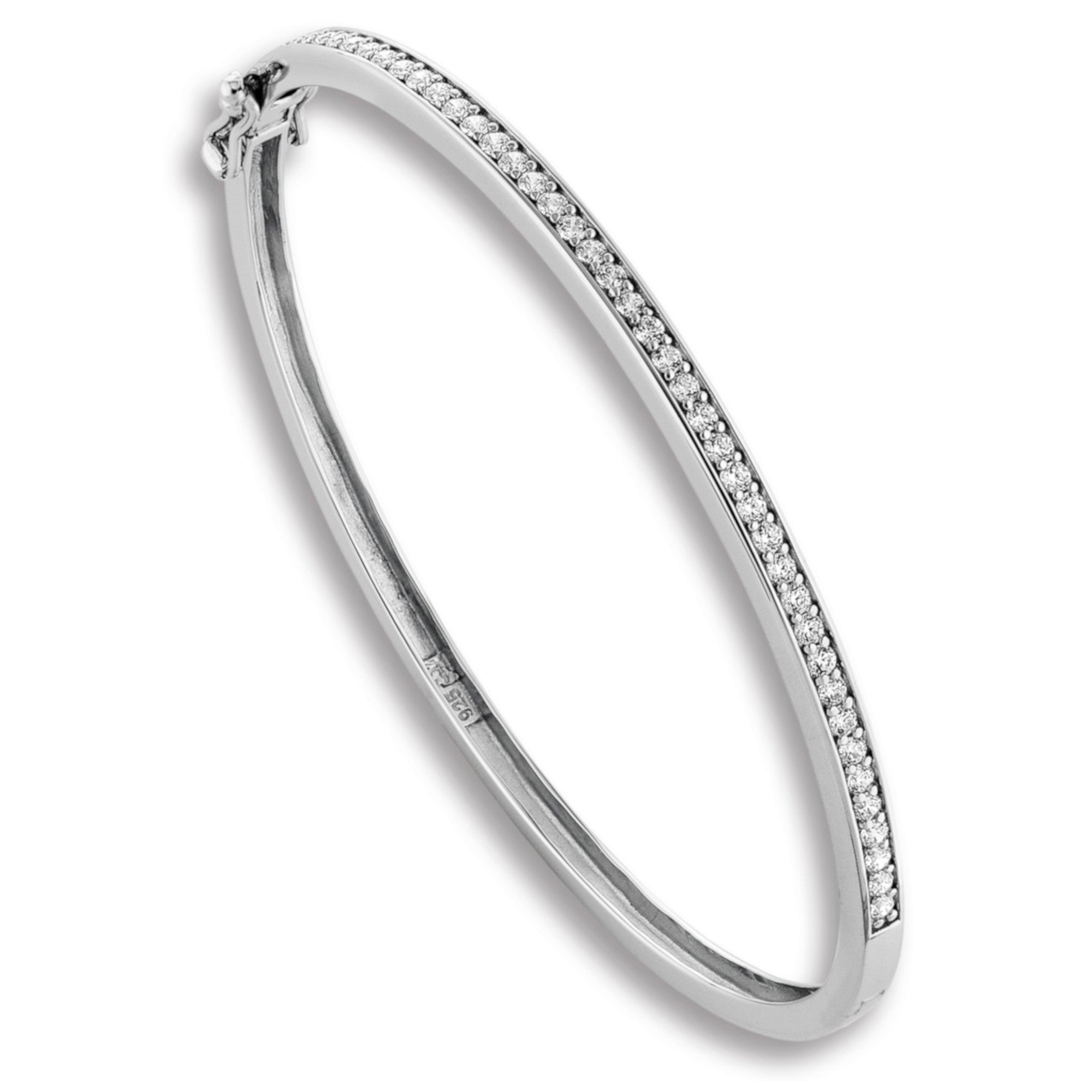 Zirkonia Armreif aus 925er Silber von ONE ELEMENT – Bild 1