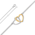 Herz Halskette aus 925er Silber 45 cm von ONE ELEMENT – Bild 1