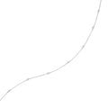 Collier aus 585er Weißgold mit Brillantbesatz, 0,25 ct, 45 cm von ONE ELEMENT