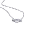 0.26 ct Diamant Brillant Halskette Rundankerkette aus 585er Weißgold 45 cm von ONE ELEMENT – Bild 1