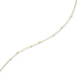 0,25 ct Diamant Brillant Halskette Rundankerkette aus 585er Gelbgold 45 cm von ONE ELEMENT – Bild 1