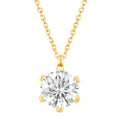 Collier Halskette aus 585 Gold mit 1 Lab Grown Diamant 1 ct 40 cm von ONE ELEMENT – Bild 1