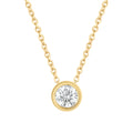 Collier Halskette aus 585 Gold mit 1 Lab Grown Diamant 0,25 ct 45 cm von ONE ELEMENT – Bild 1