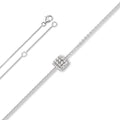 Zirkonia Halskette aus 925er Silber 45 cm von ONE ELEMENT – Bild 1